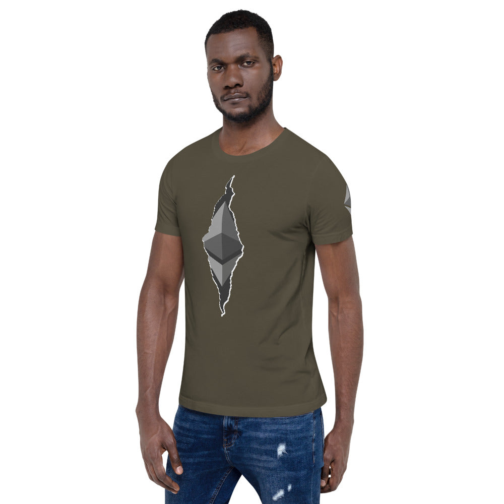 Ethereum Tear | Shirts & Tops | ethereum-tear-tee | printful