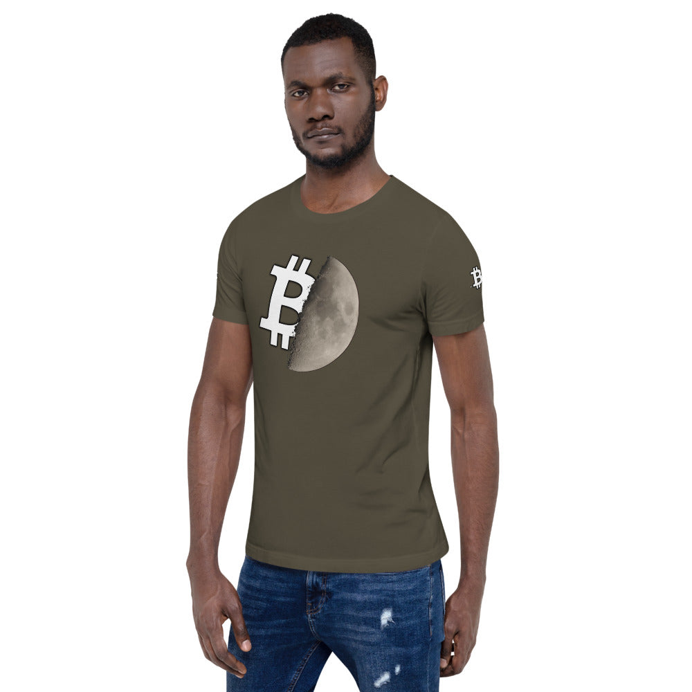 Bitcoin Moon | Shirts & Tops | bitcoin-moon-tee | printful