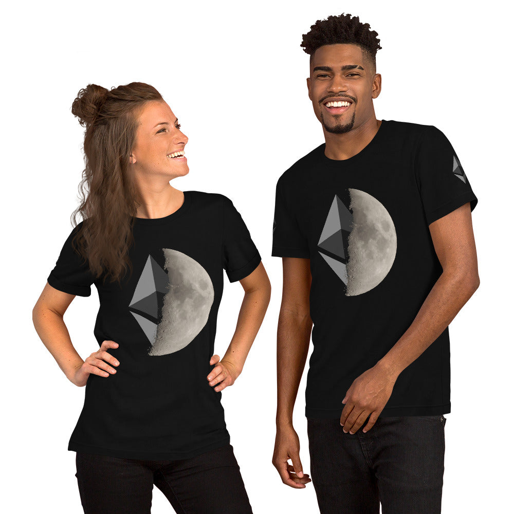 Ethereum Moon | Shirts & Tops | ethereum-moon-tee | printful