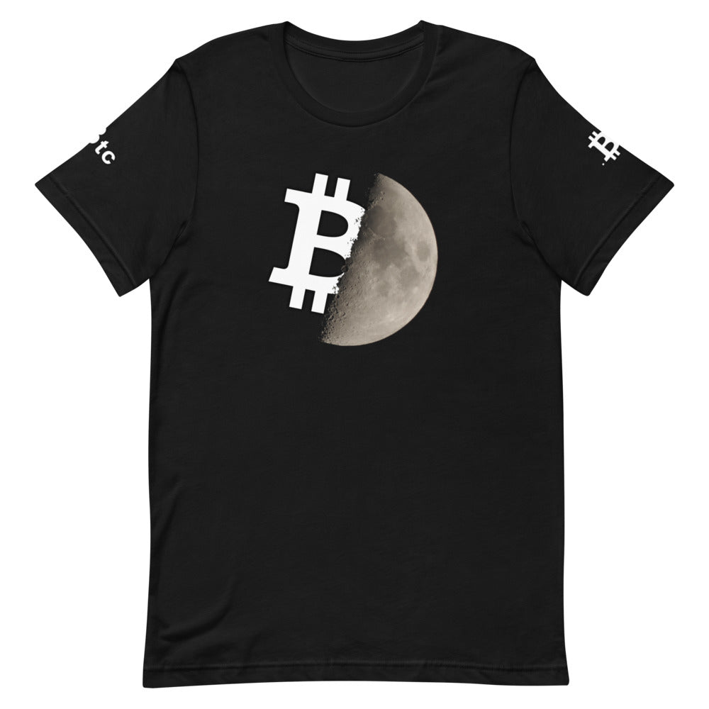 Bitcoin Moon | Shirts & Tops | bitcoin-moon-tee | printful