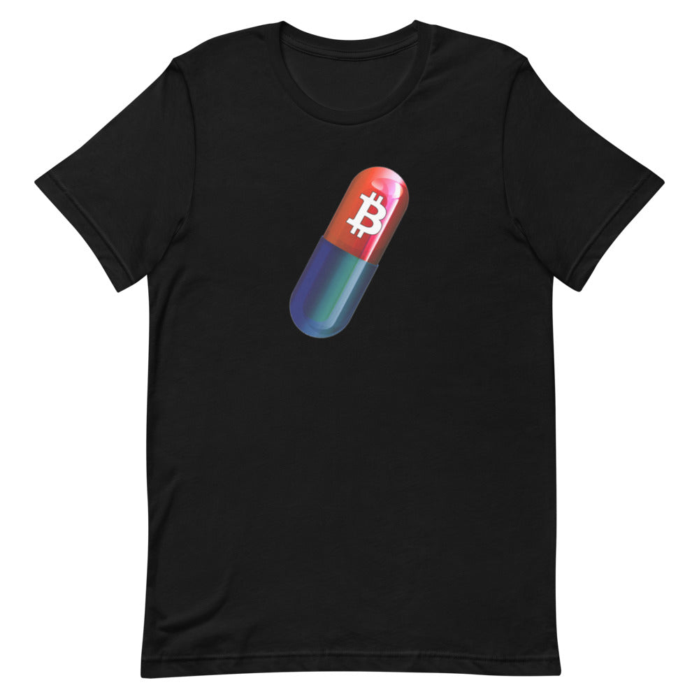 Bitcoin Red Pill | Shirts & Tops | bitcoin-red-pill-tee | printful