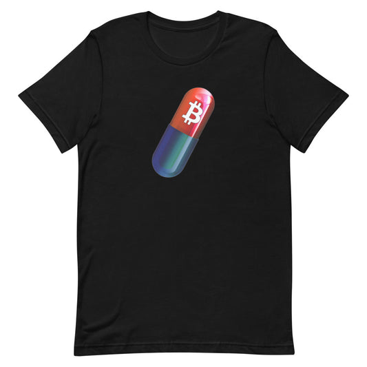 Bitcoin Red Pill | Shirts & Tops | bitcoin-red-pill-tee | printful