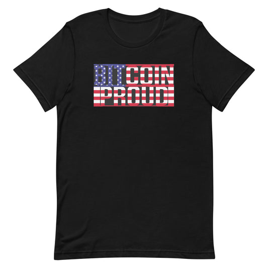 Bitcoin American Proud Flag | Shirts & Tops | bitcoin-american-proud-flag-tee | In-N-Out Crypto