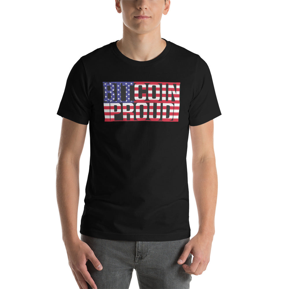 Bitcoin American Proud Flag | Shirts & Tops | bitcoin-american-proud-flag-tee | In-N-Out Crypto
