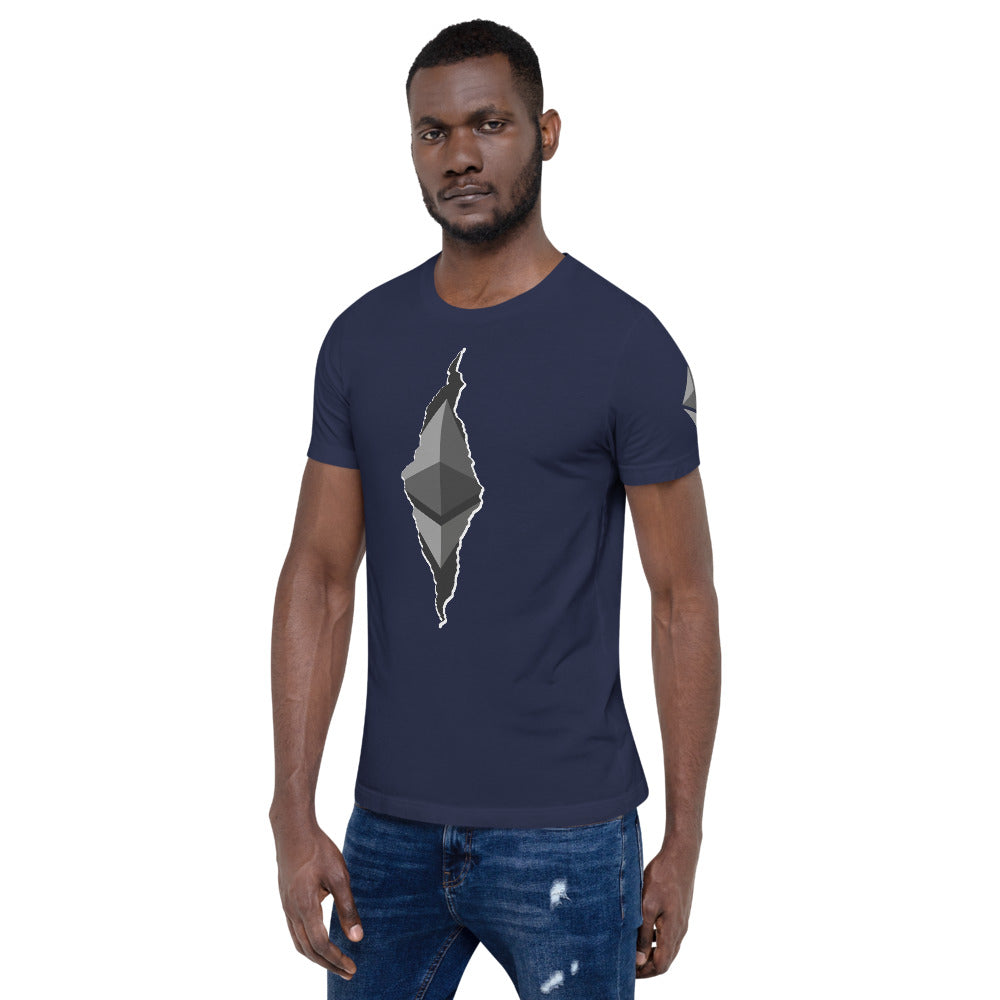 Ethereum Tear | Shirts & Tops | ethereum-tear-tee | printful