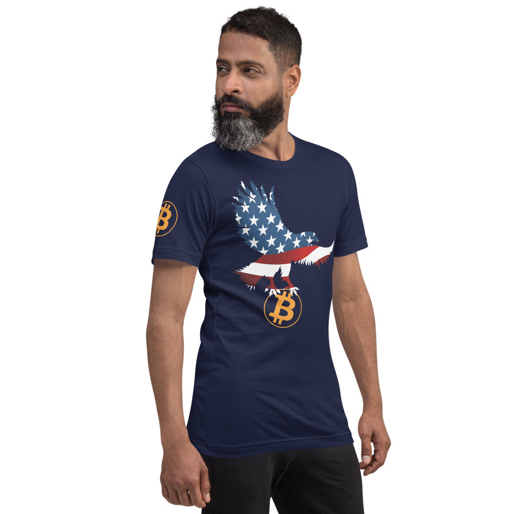 Bitcoin American Proud | Shirts & Tops | bitcoin-american-proud-shirt | printful
