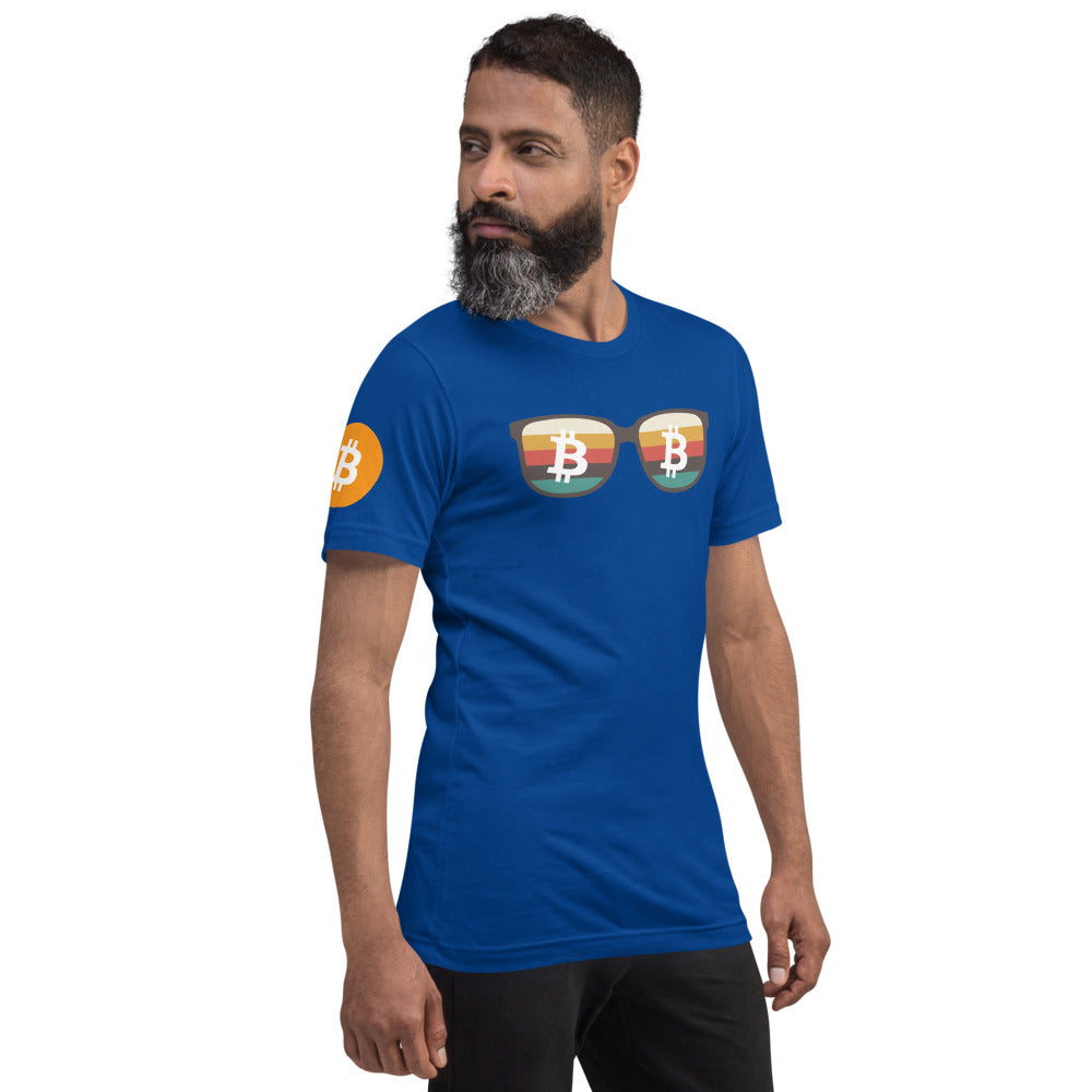 Bitcoin Shades | Shirts & Tops | bitcoin-shade-tee | printful