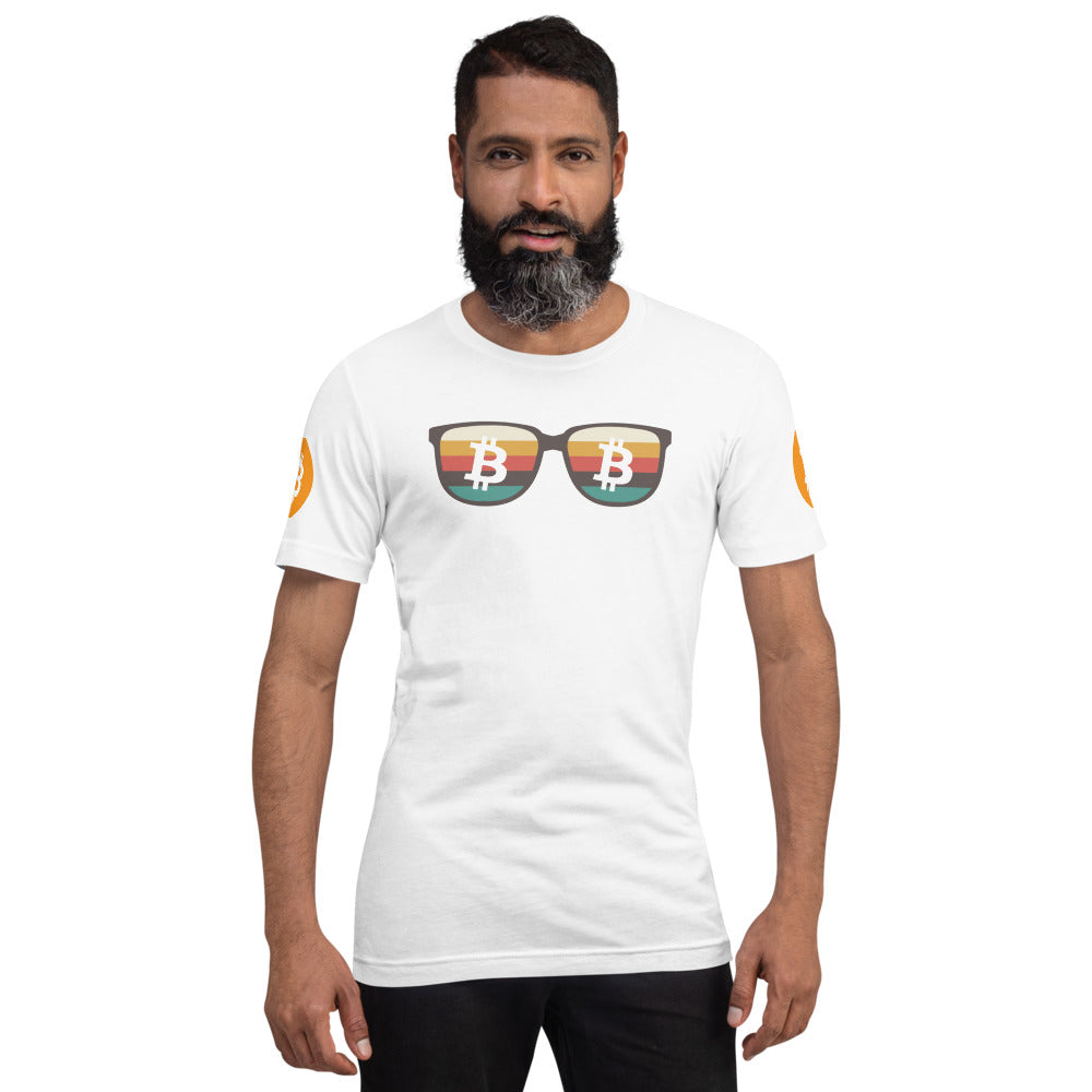 Bitcoin Shades | Shirts & Tops | bitcoin-shade-tee | printful