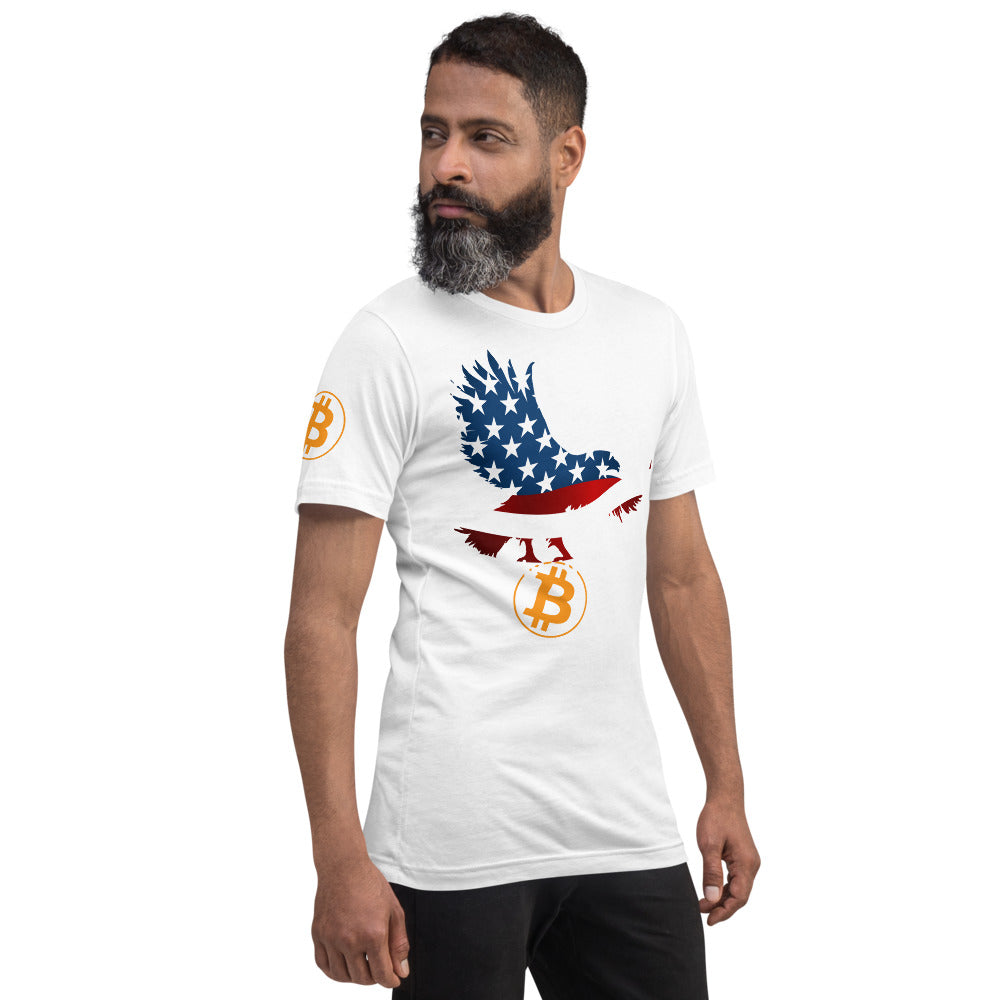Bitcoin American Proud | Shirts & Tops | bitcoin-american-proud-shirt | printful