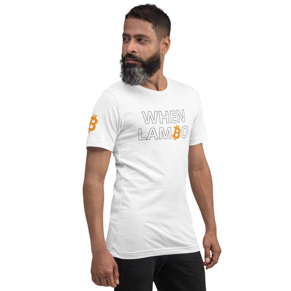 Bitcoin When Lambo | Shirts & Tops | bitcoin-when-lambo-tee | printful