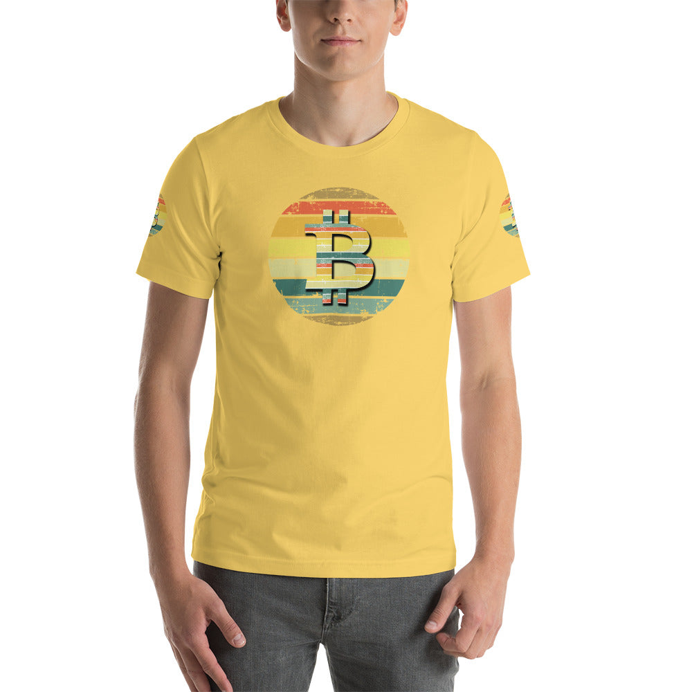 BITCOIN Sunset | Shirts & Tops | bitcoin-sunset-tee | printful