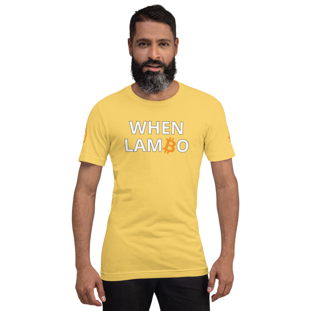 Bitcoin When Lambo | Shirts & Tops | bitcoin-when-lambo-tee | printful