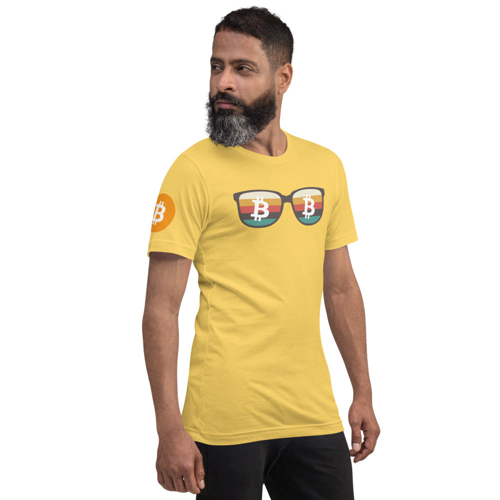 Bitcoin Shades | Shirts & Tops | bitcoin-shade-tee | printful