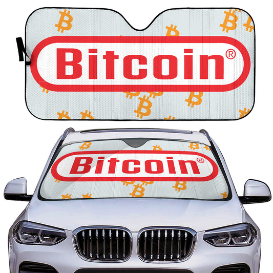 Bitcoin Car Sun Shades | car accessories | bitcoin-car-sun-shades | INKPODFULFILM