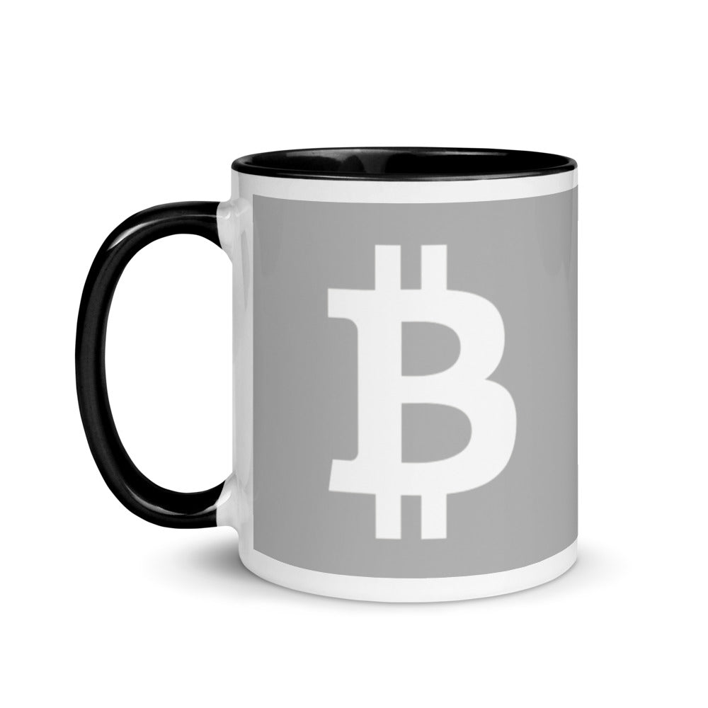 BITCOIN GRAY | Mugs | bitcoin-gray | printful