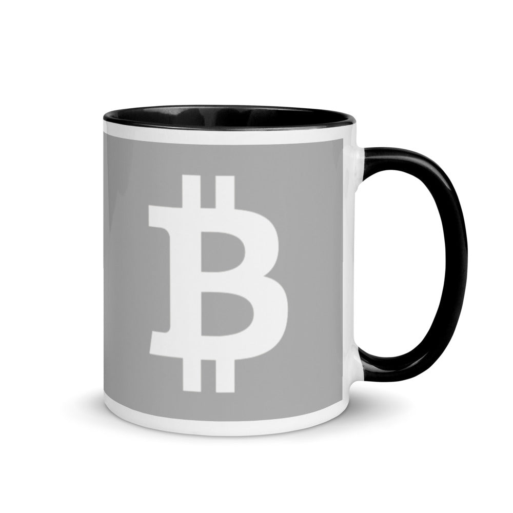 BITCOIN GRAY | Mugs | bitcoin-gray | printful