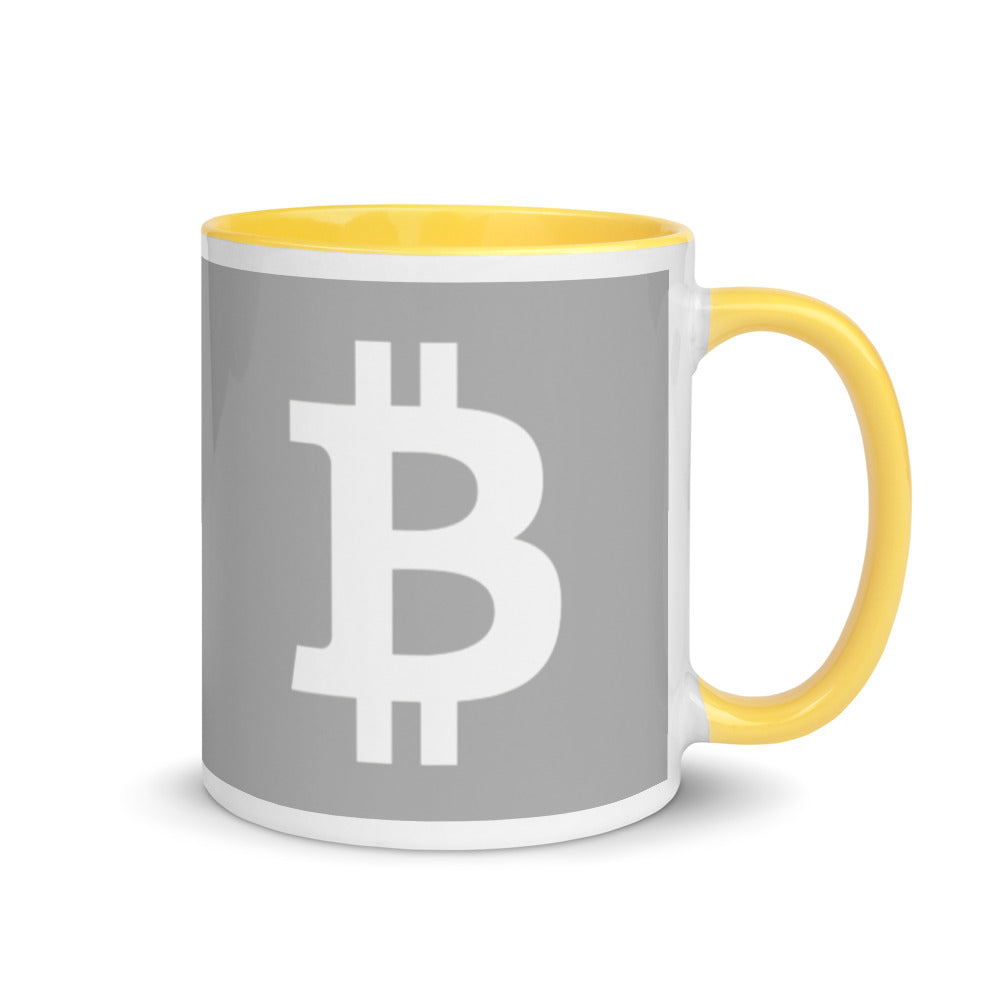 BITCOIN GRAY | Mugs | bitcoin-gray | printful